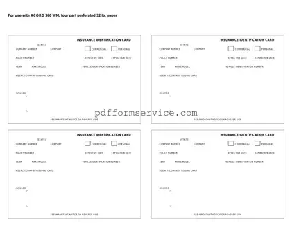 Free Acord 50 WM PDF Form